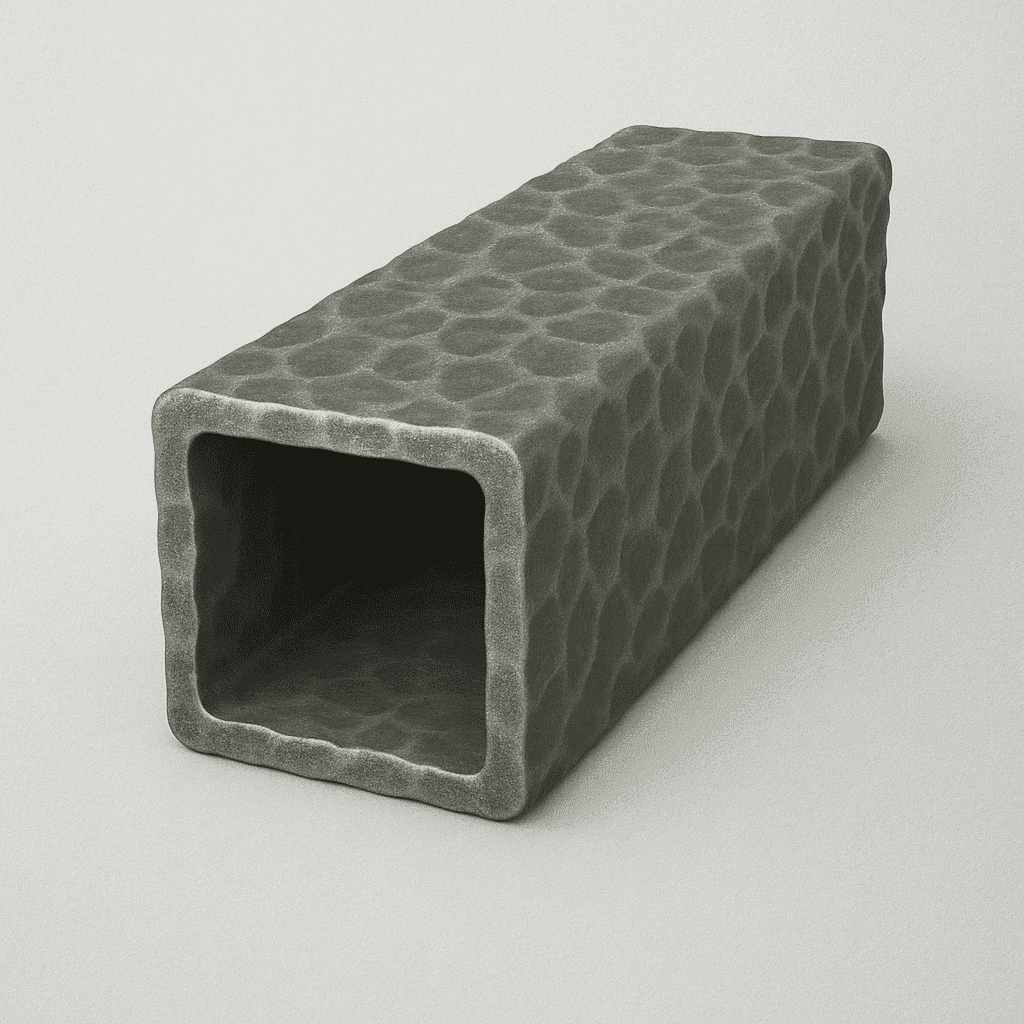 Hammered Square Tubing